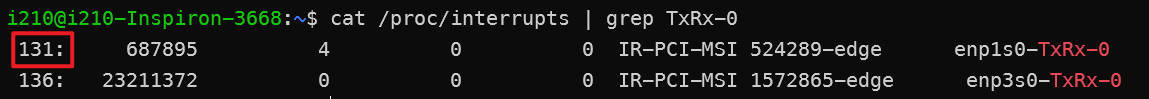 Interrupt Binding to Isolated Core